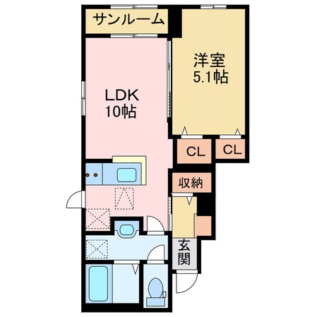 ハイドレンジアの物件間取画像